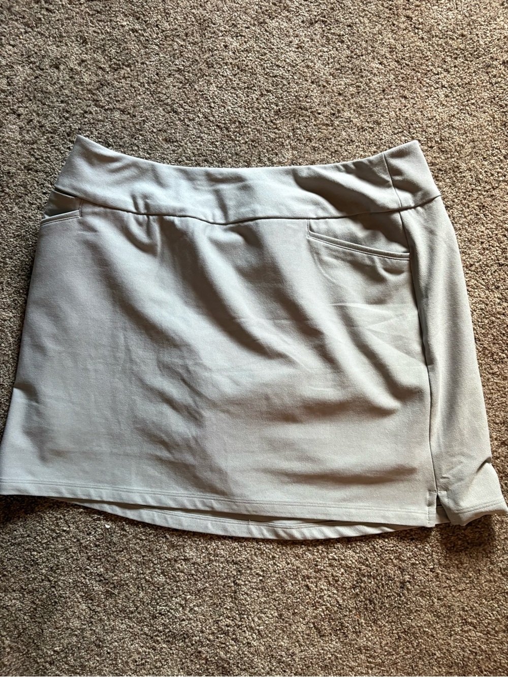 adidas Golf Skort with Pocket Detail light gray